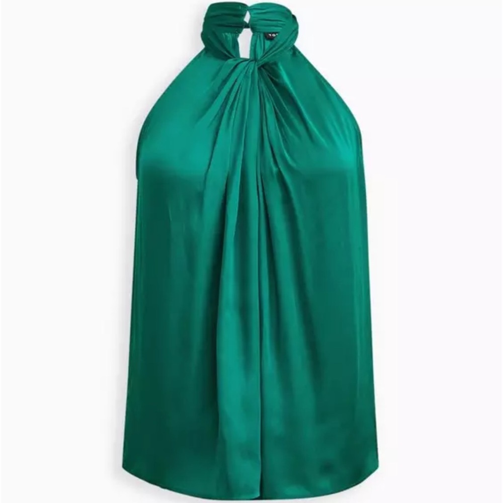 Torrid Green Halter Tank Top